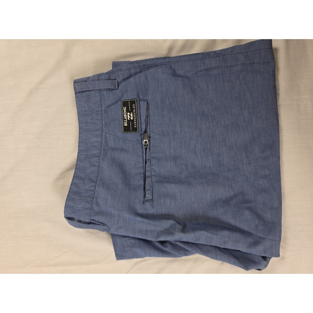 Billabong Submersibles Mens 32 Blue Hybrid Board Shorts Swim Trunks Surf